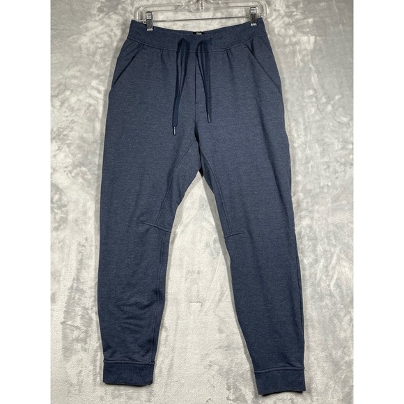 Lululemon Men's Jogger Sweatpants Size M Blue Athletic Training Pants - Picture 1 of 9